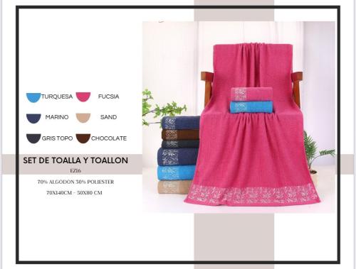Juego de Toallon y Toalla