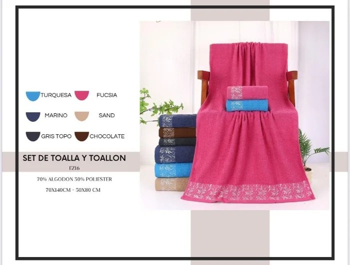 Juego de Toallon y Toalla