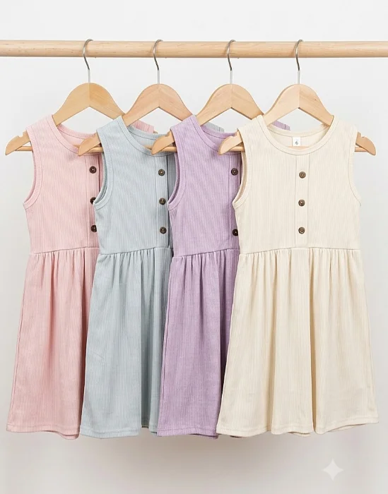 Vestido Nena Botones