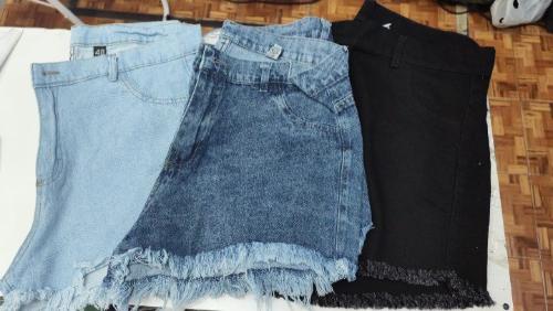 Short de Jean Especial Rasgado Dama Pantalón Corto Denim Grande Mujer Mayoristas - Miniatura 3