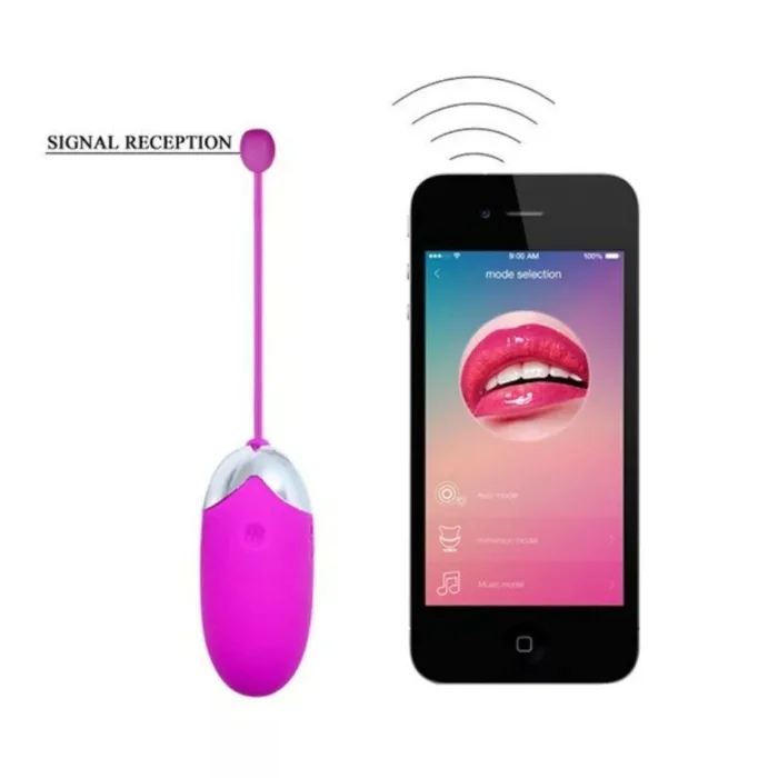 Huevo Estimulador Vibrador Control App Pretty Love Abner