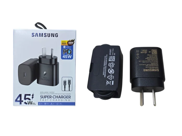 Cargador Samsung 45w Usb-c Carga Rapida Sm-15w (pd01)