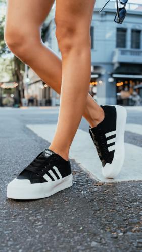 Zapatillas Adidad Nizza Negro Nacionales - Miniatura 4