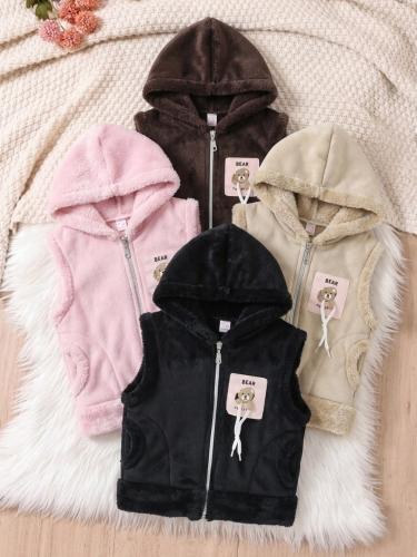 Chalequito Plush con Piel Nena