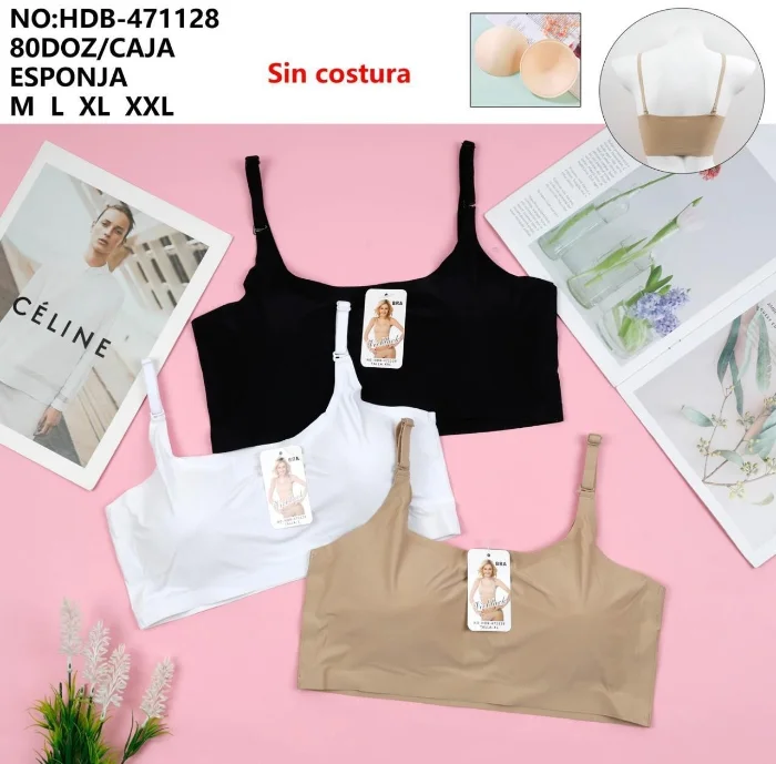 Corpiños Segunda Piel  con Esponja