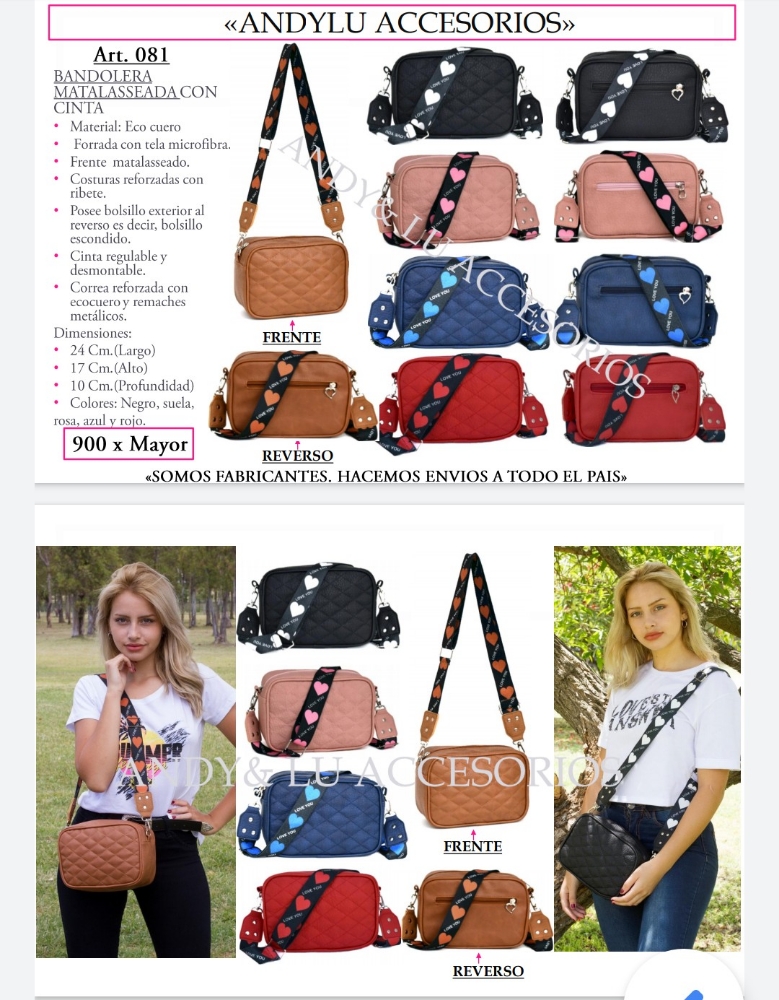 Bandolera Morral Andylu Accesorios - Imagen 2