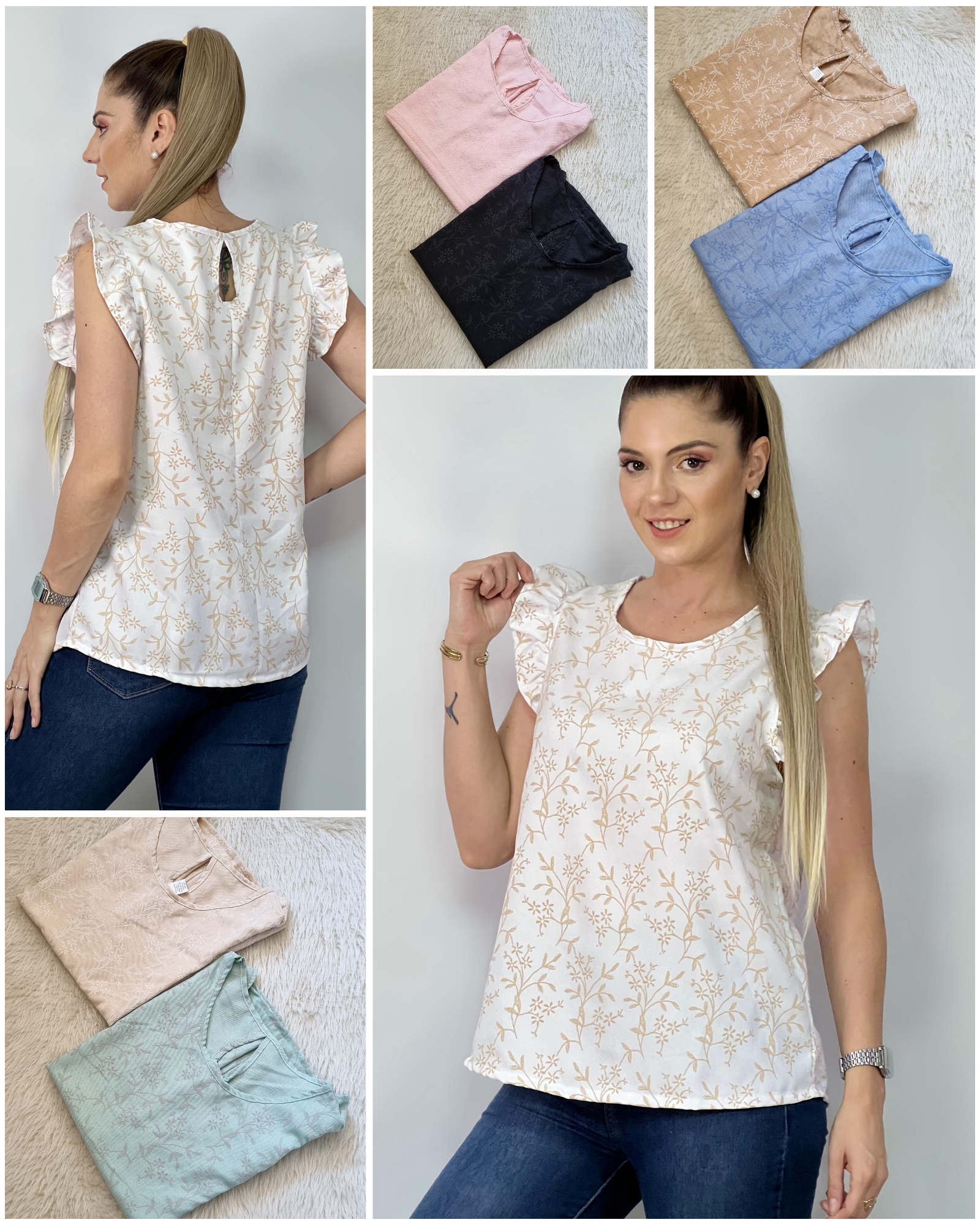 Remera Twill con Volado - Imagen 2
