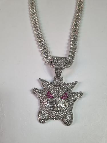 Cadena con Dije Cubano Plateado
