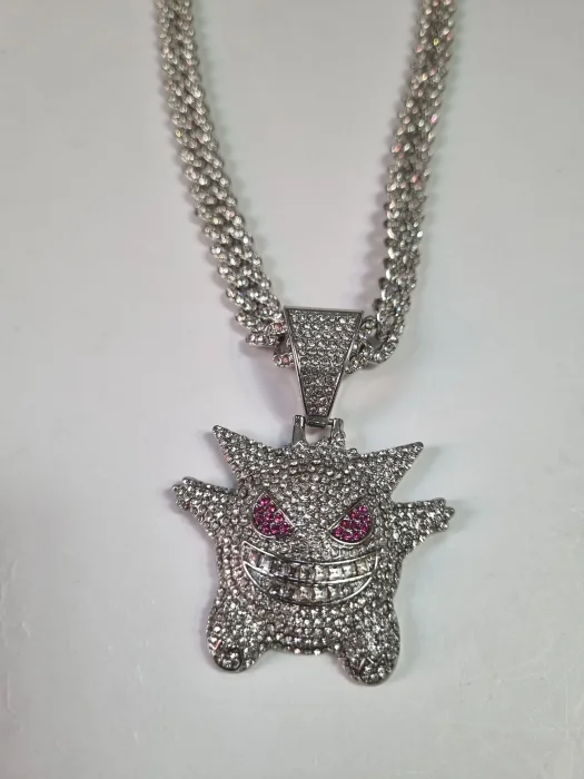 Cadena con Dije Cubano Plateado