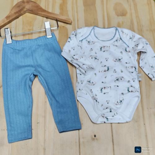 Conjunto Body y Pantaloncito Canelé - Miniatura 2