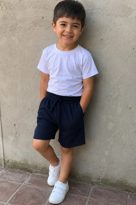 Conjunto Escolar de Remera y Shorts