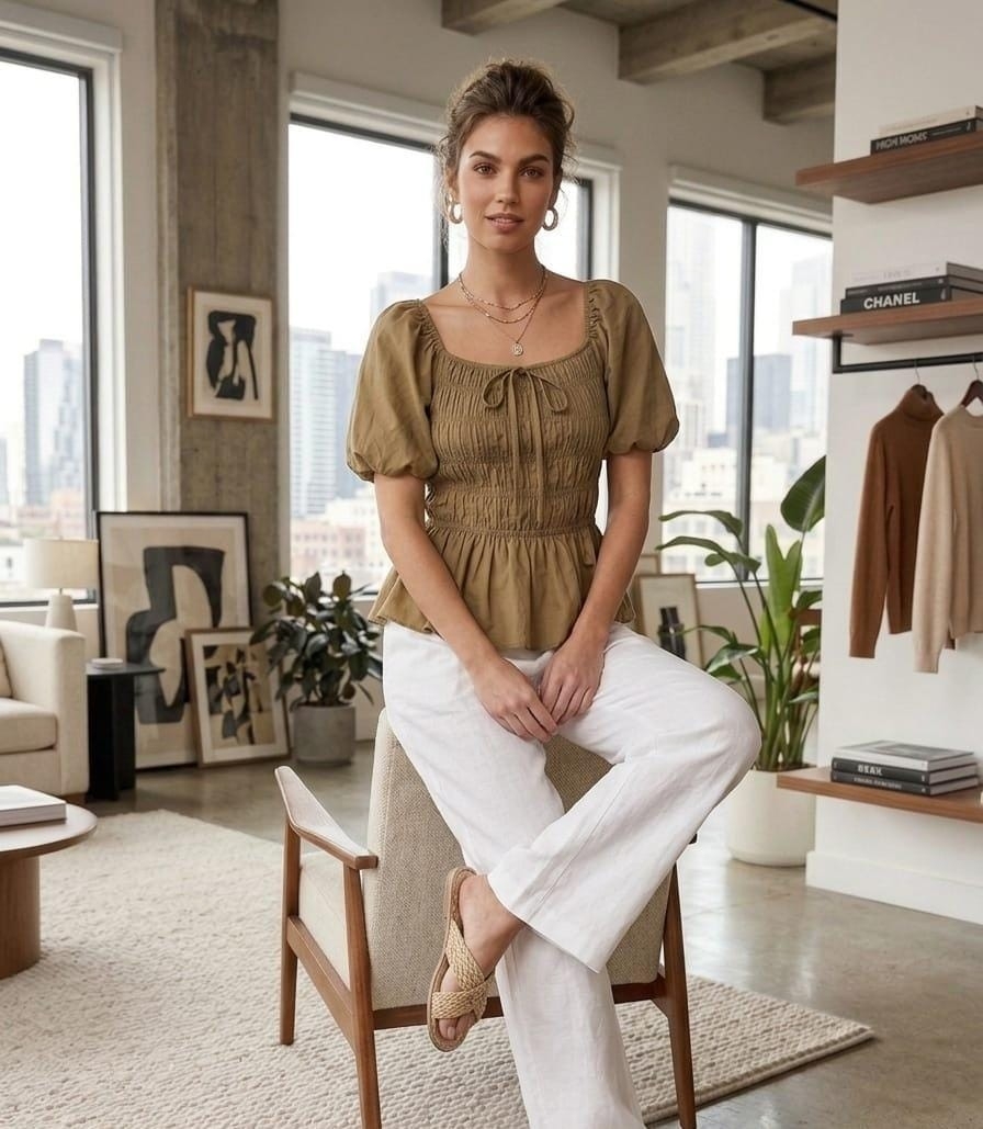 Blusa con Elástico - Imagen 2