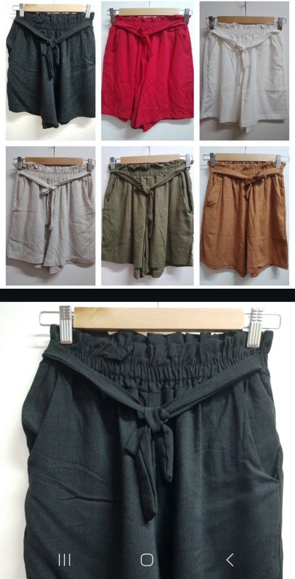 Short de Lino de Mujer - Imagen 2