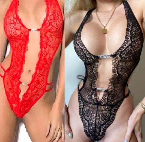 Conjunto de Lencería Sexy de Encaje