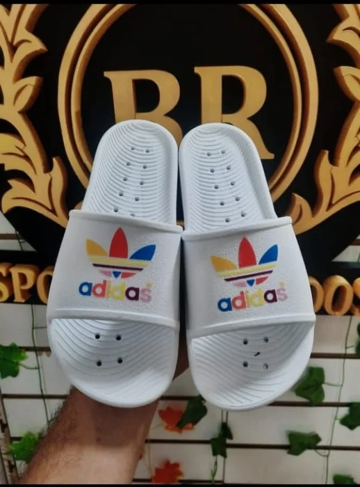 Ojotas Adid Negras y Blancas Docena 42 Mil