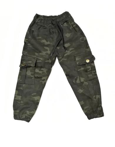Pantalon Cargo de Gabardina  Niño - Miniatura 3