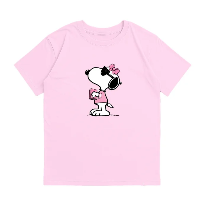 Nena - Remera Ovsize Snoopy Coquette