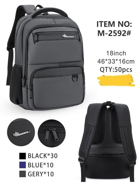 Mochilas  Reforzada de Hombre* . 
impermeables Excelente Calidad. Solo Azul