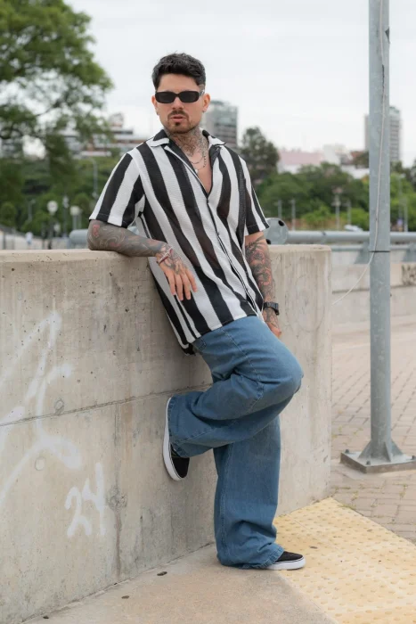 Camisa Crochet