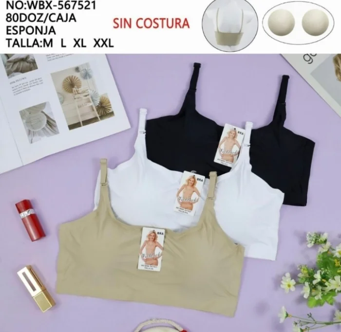 Corpiño sin Costura Top