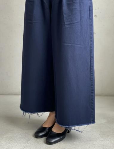 Jean Gina Ancho Gabardina Pinzado Azul - Miniatura 3