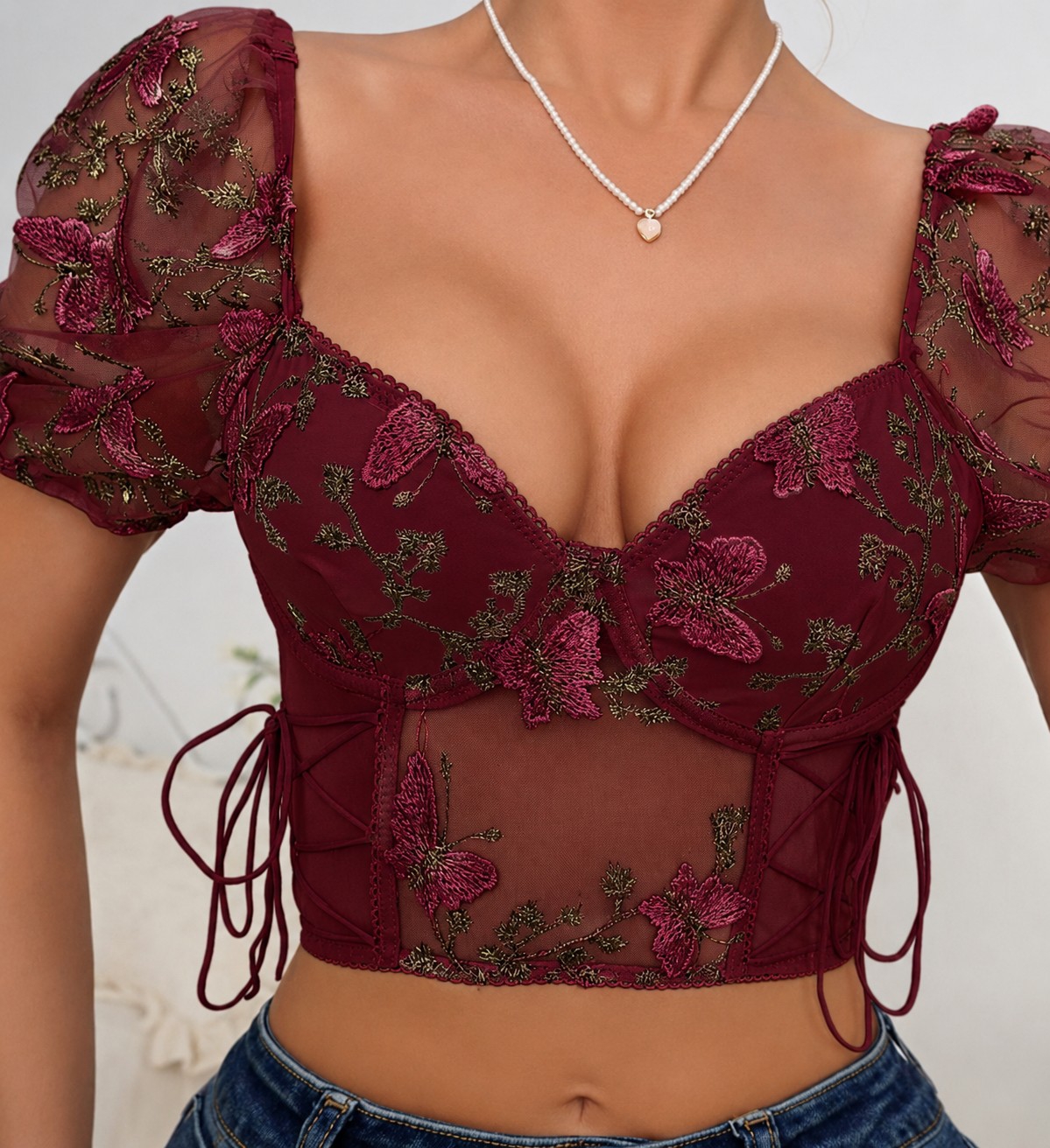 Corset con Manga Importado - Imagen 2