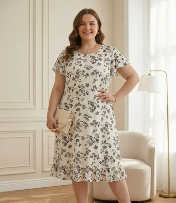 Vestido Volado