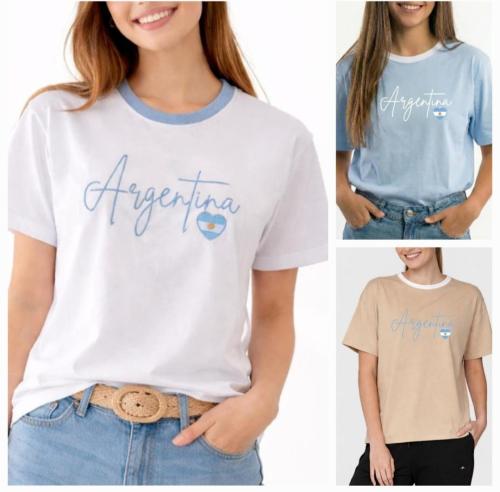 Remera Lisa Bordada Sol de Mayo - Miniatura 2