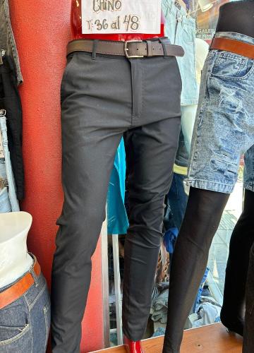 Pantalón Bolsillo Chino Gabardina Elastizada - Miniatura 4