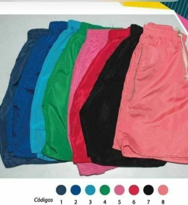 Short de Baño con Suspensor Lisos