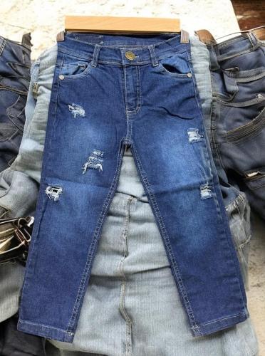 Jeans Premium Niño Semi Chupin Roturas