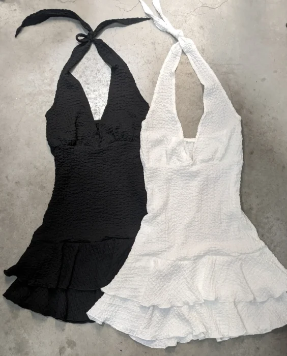 Vestido Hawai con Volados
