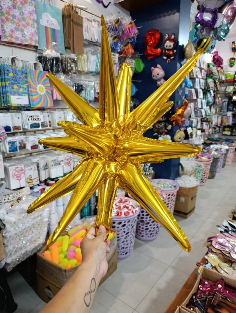 Globos Estrellas 3 Puntas - Imagen 2
