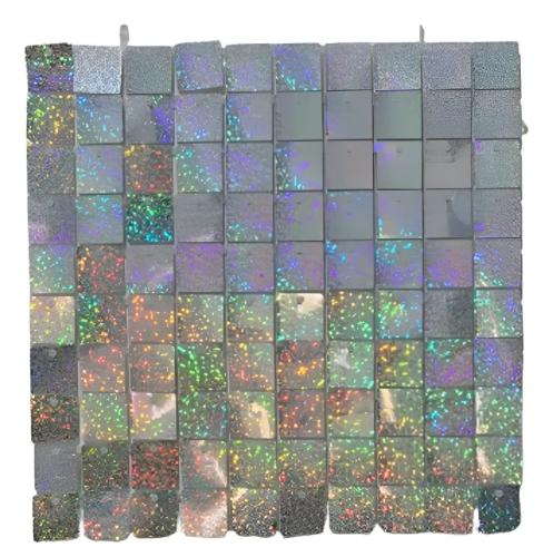 Cortinas Panel Shimmer Plata & Dorado 30x30 - Miniatura 2