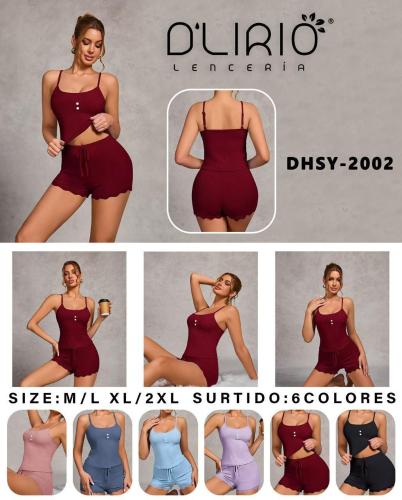 Pijama Corto Morley con Puntilla. Lisos - Miniatura 3