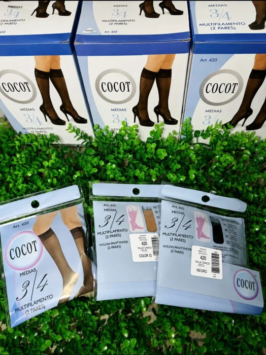 Medias 3/4 Mulfilamento Cocot Art 420 por Docena