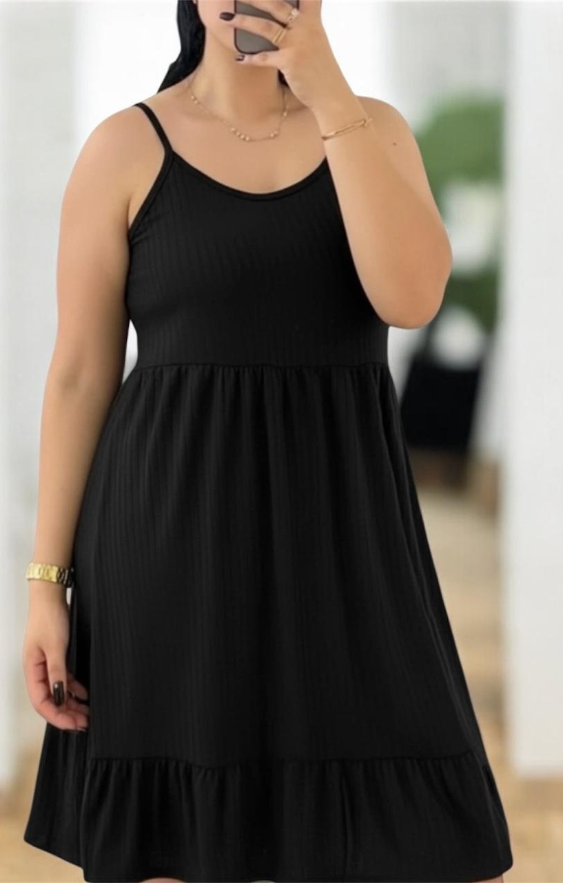 Vestidos de Morley Viscosa con Volado - Imagen 3