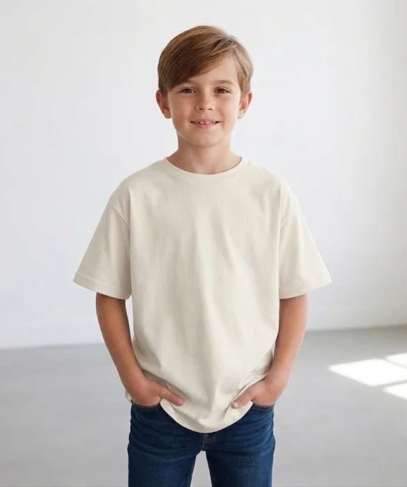 Remera Niños Overvize Algodón Peinado