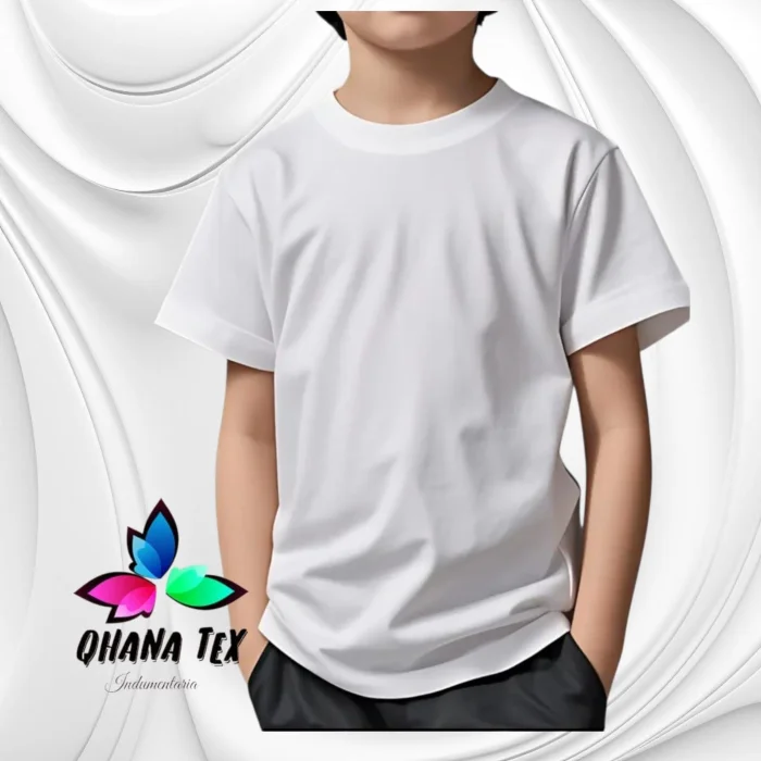 Remera Escolar - Blanco