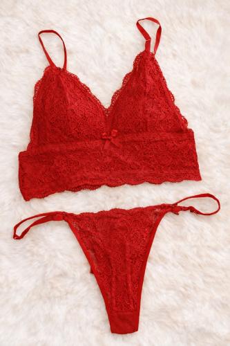 Bralettes de Encaje Top Cerrado con Regulable