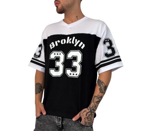 Promo Remera Over 33 Cuello V