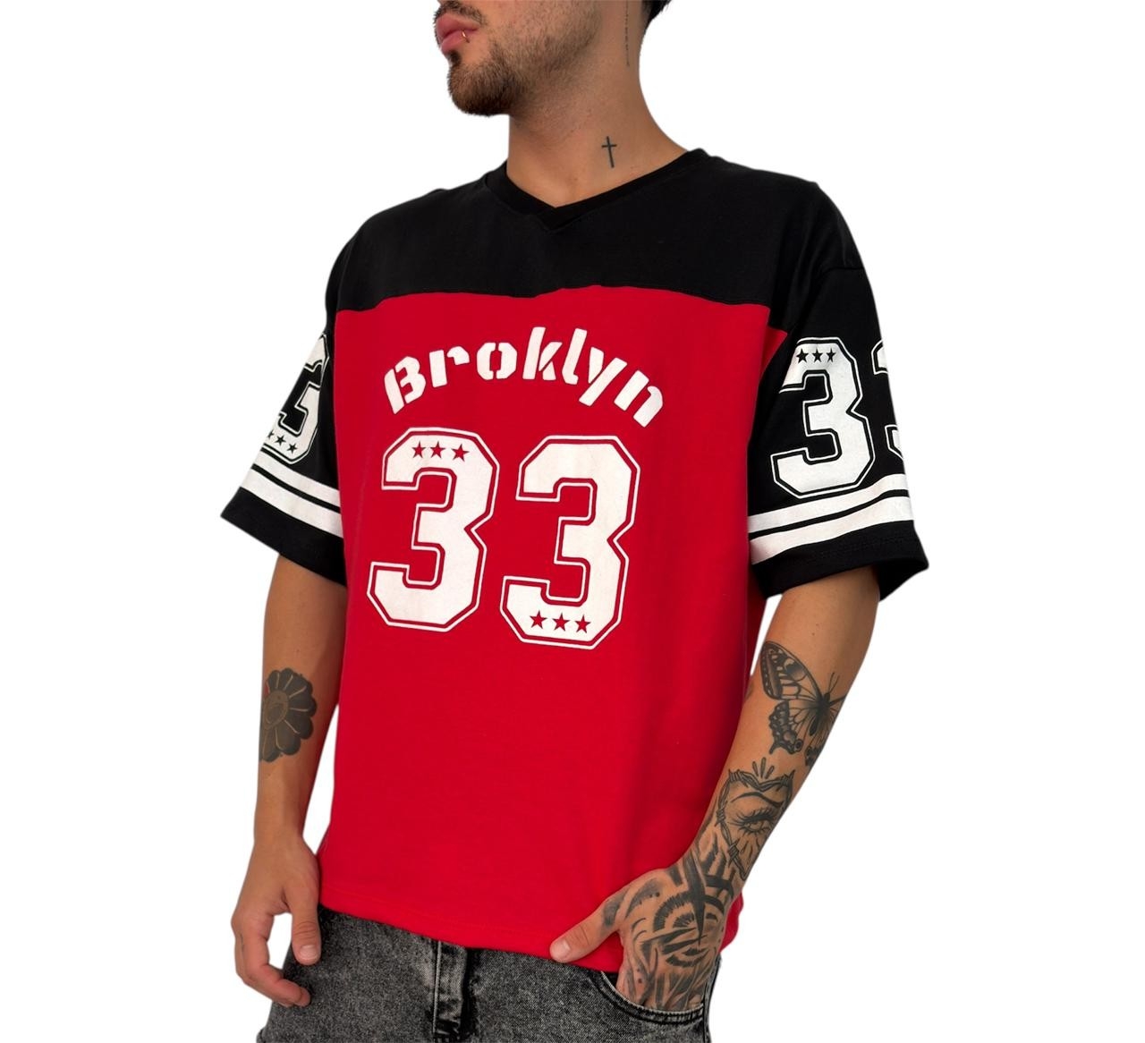 Promo Remera Over 33 Cuello V - Imagen 2