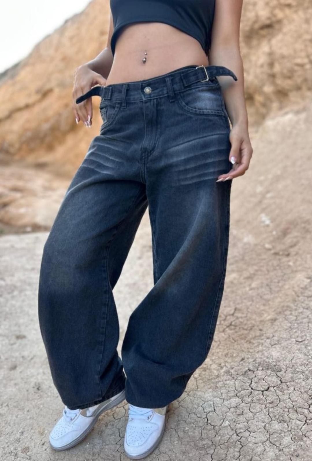 Jeans Baggy Rigido Excelente Calidad - Imagen 2