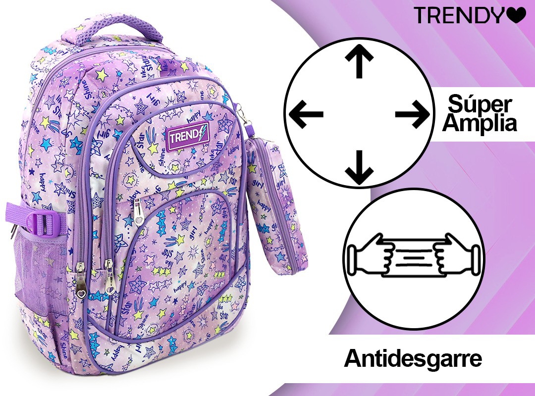 Mochilas con Cartucheras  Linea Original Reforzadas - Imagen 5