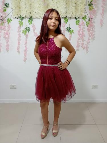 Vestido Corto de Tull - Miniatura 3