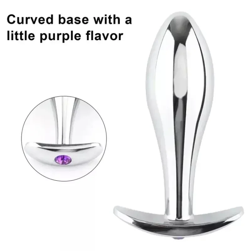 Plug Anal de Acero Inoxidable Diseño Ergonómico Cónico Medium - Imagen 2