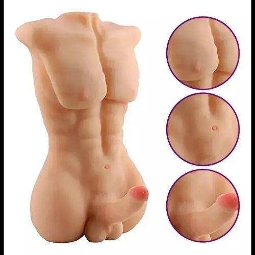 In-touch Male Torso: Doble Acción con Miembro Flex-articulado + Ano