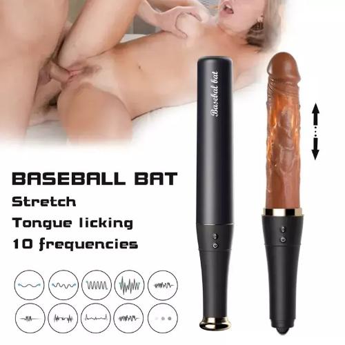 Vibrador Doble Bate Realista Telescópico Lengua Usb Calentador