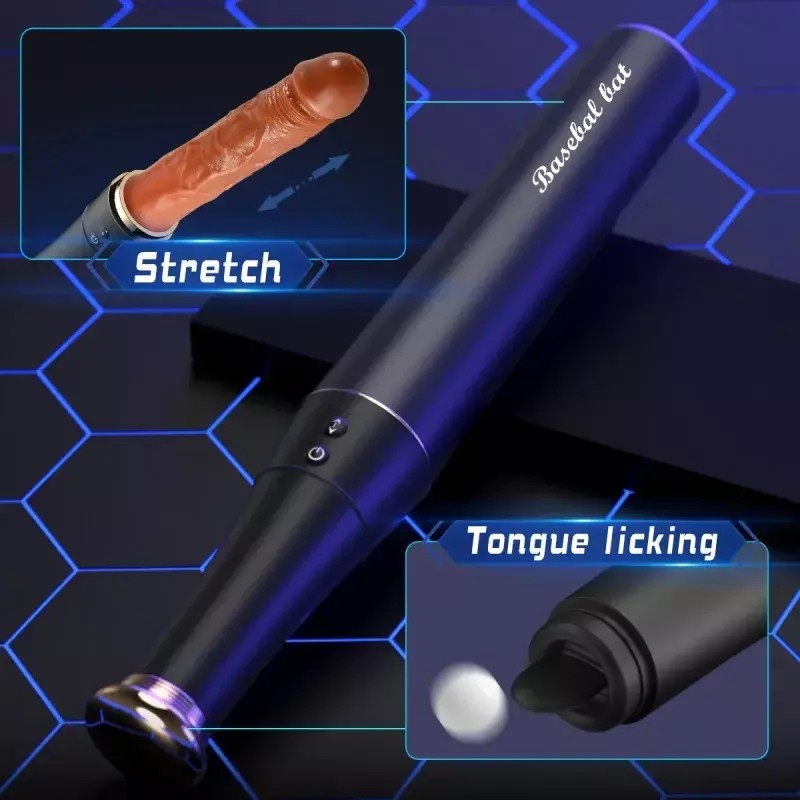 Vibrador Doble Bate Realista Telescópico Lengua Usb Calentador - Imagen 3