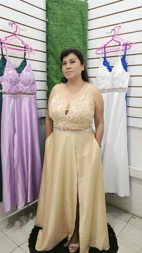 Vestido Efecto S Dos Piezas